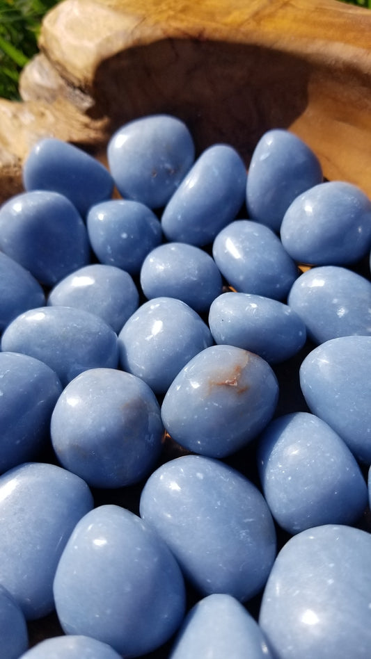 Angelite Tumbles
