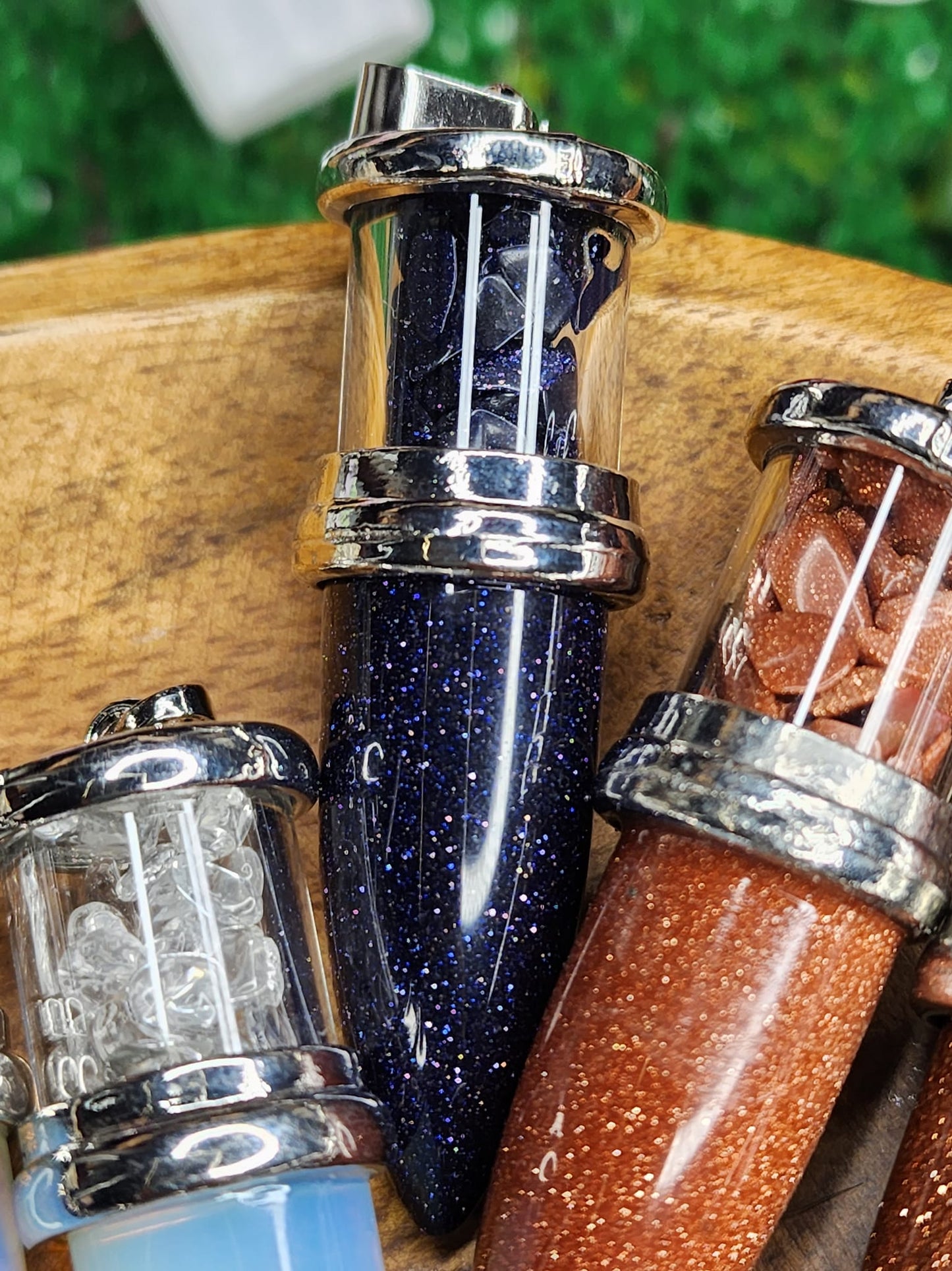 Crystal Bullet Pendants