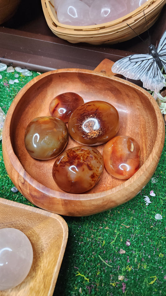 Carnelian Palm Stones 🧡❤️