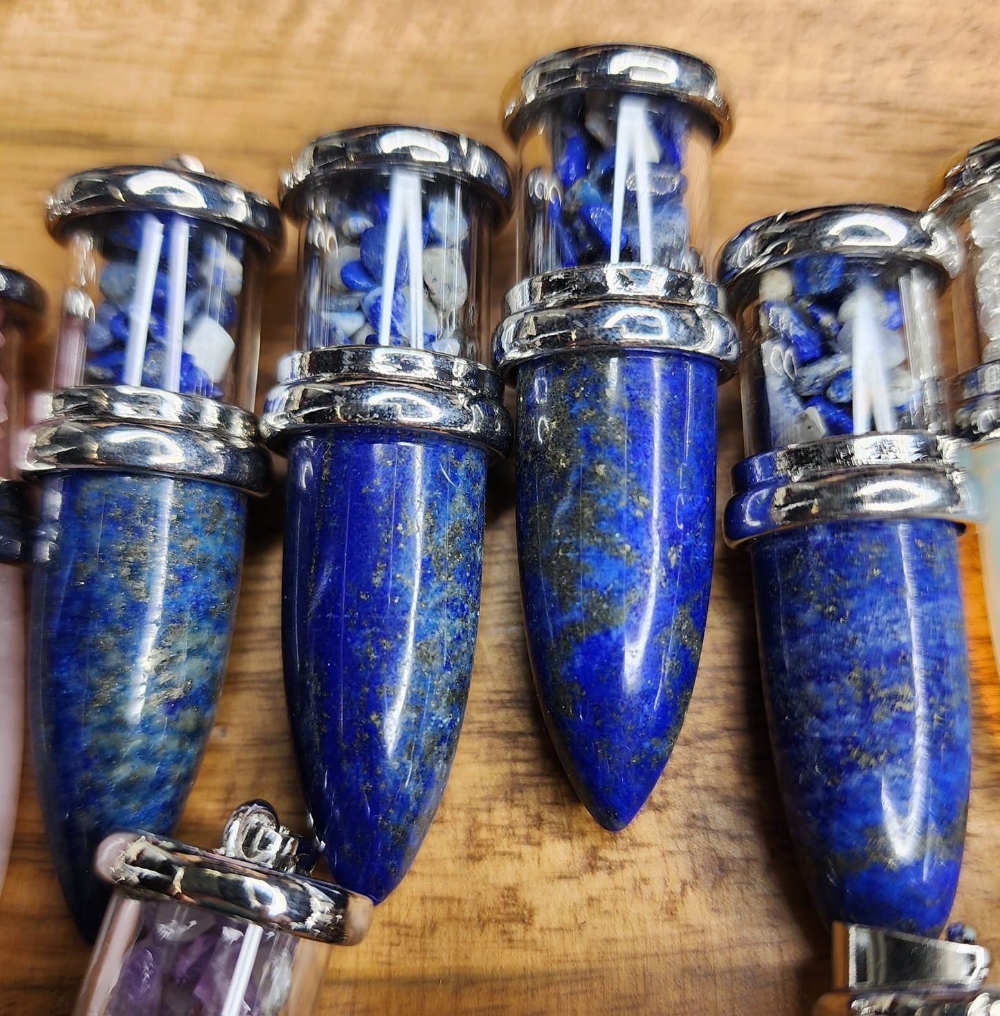 Crystal Bullet Pendants
