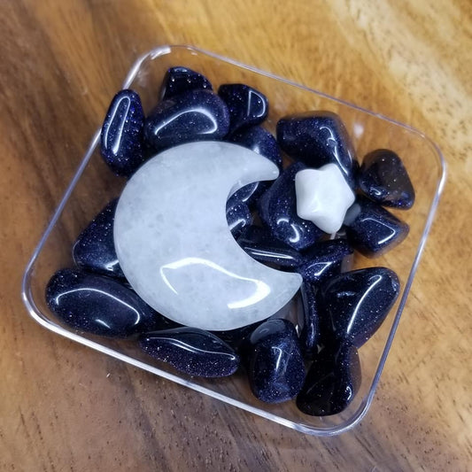 Mini Cosmic Moon and Star Platters