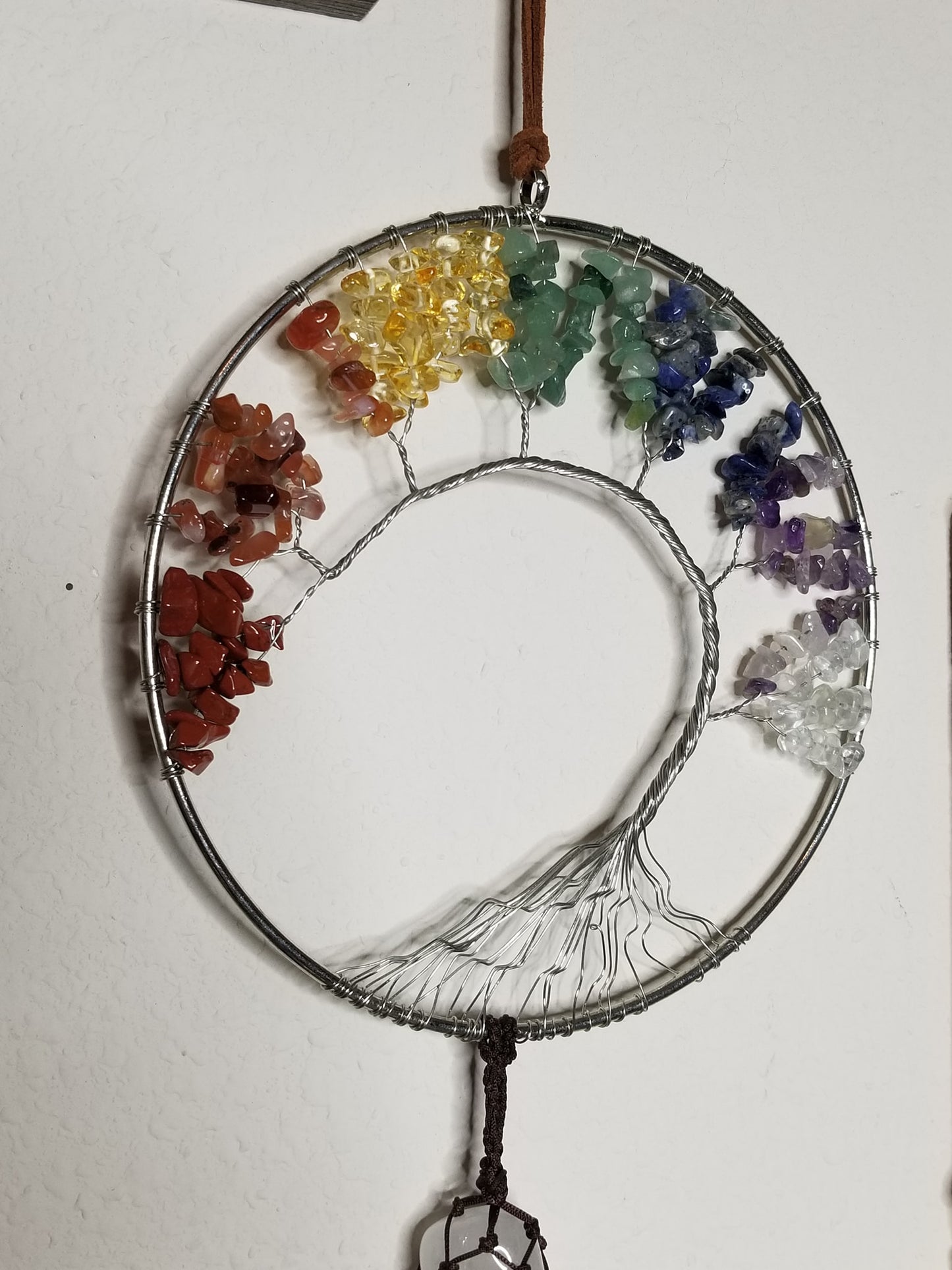 Large Silver Tree of Life (Crystal Decor Hanger)