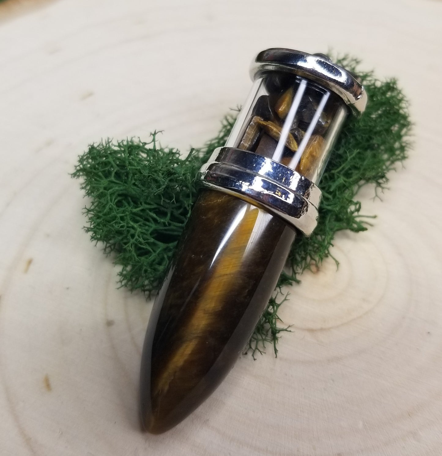 Crystal Bullet Pendants