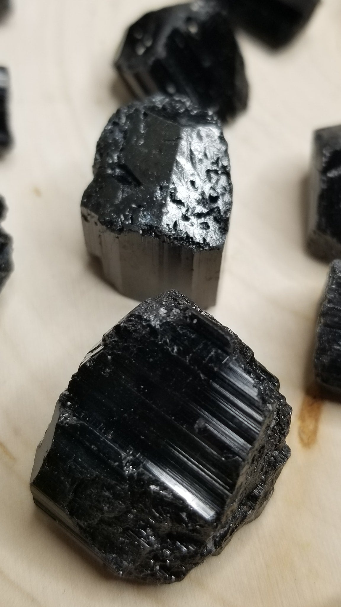 High Quality Black Tourmaline Crystals