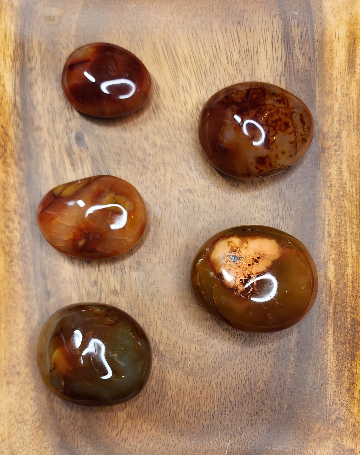Carnelian Palm Stones 🧡❤️