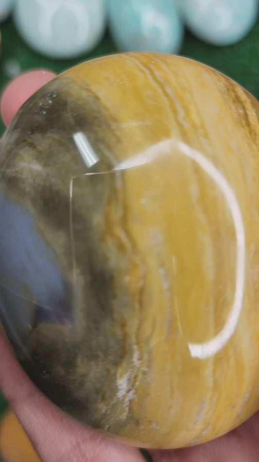 Ocean Jasper Palm Stone (#24)