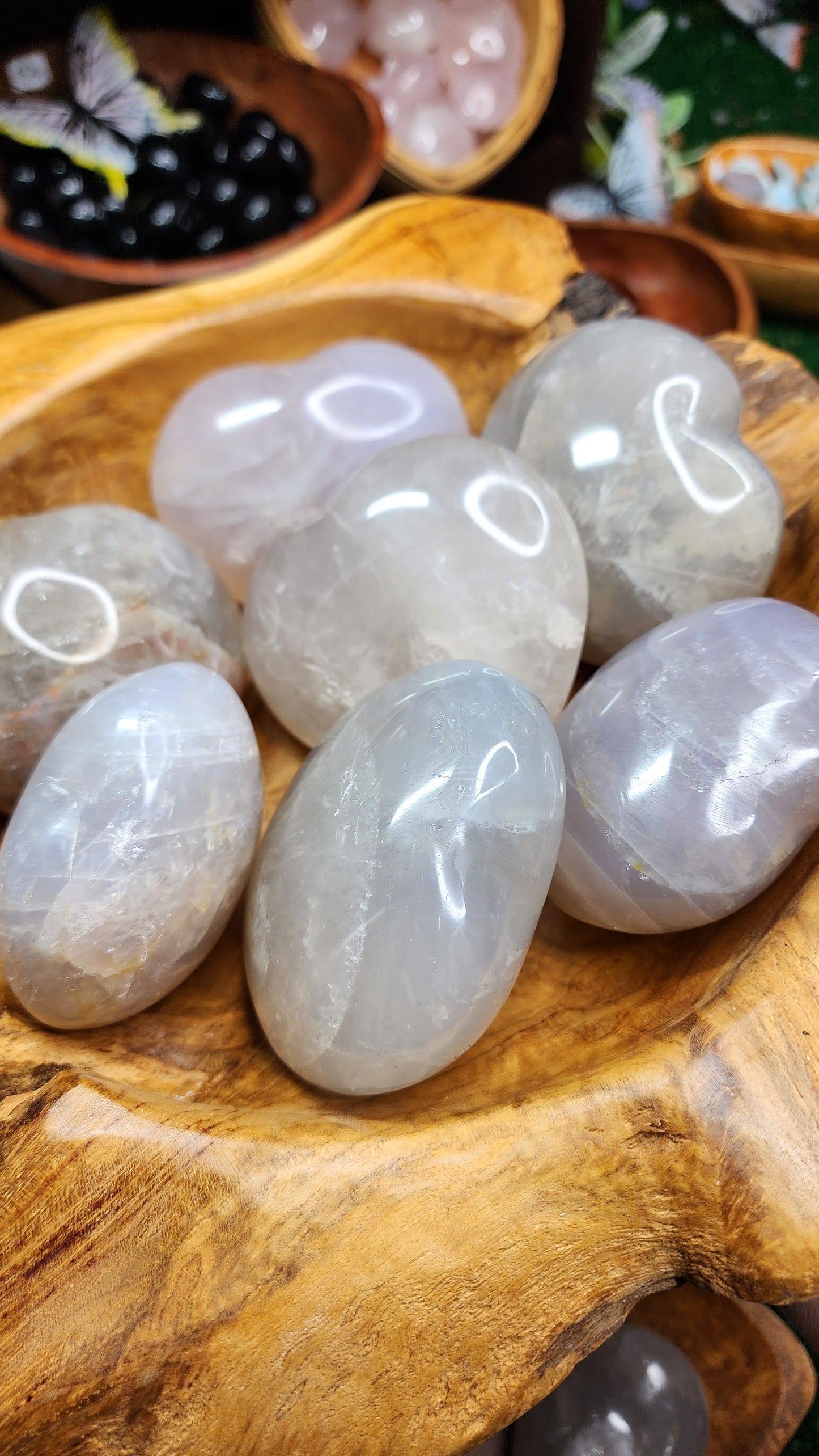 Blue Rose Quartz Hearts 🌹💙