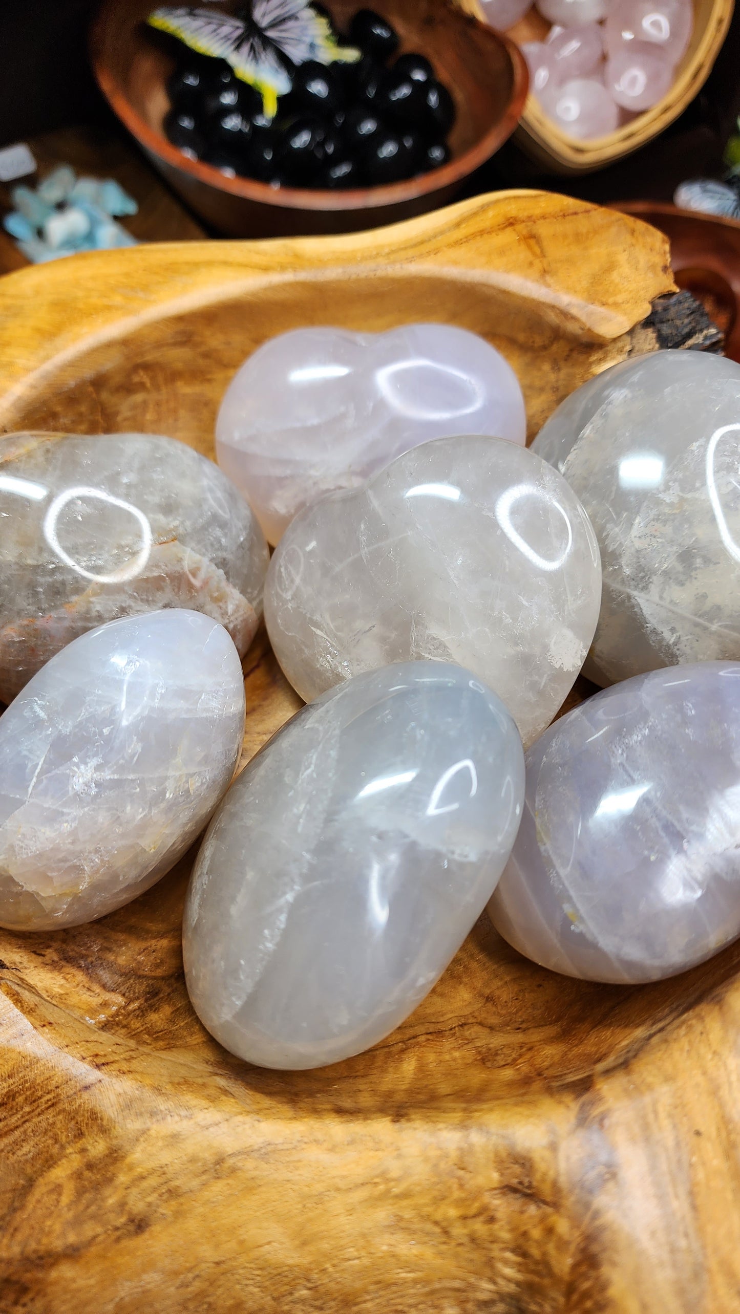 Blue Rose Quartz Hearts 🌹💙