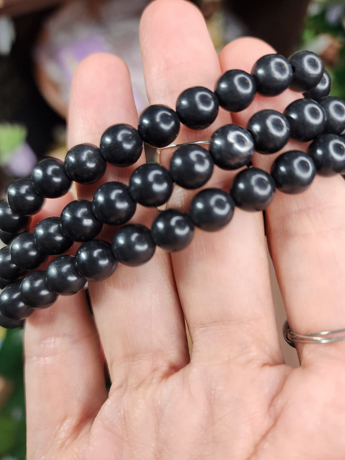 Shungite Beaded Bracelets (8mm) 🖤