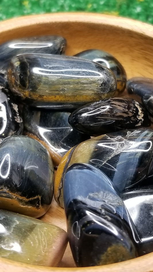 Hawk's Eye/Blue Tiger's Eye Tumbles