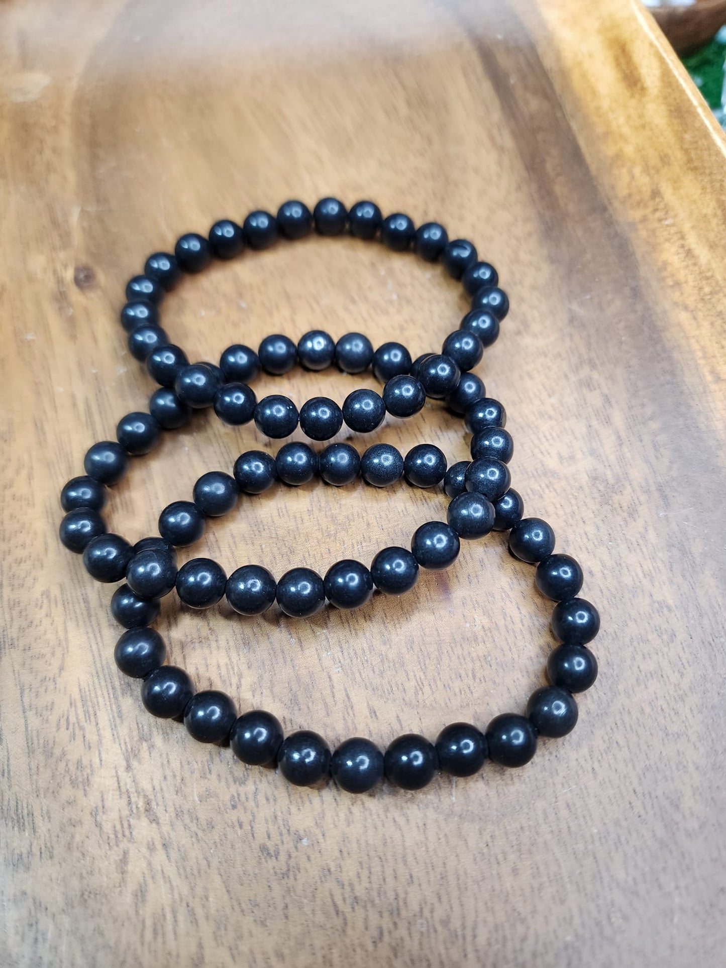 Shungite Beaded Bracelets (8mm) 🖤