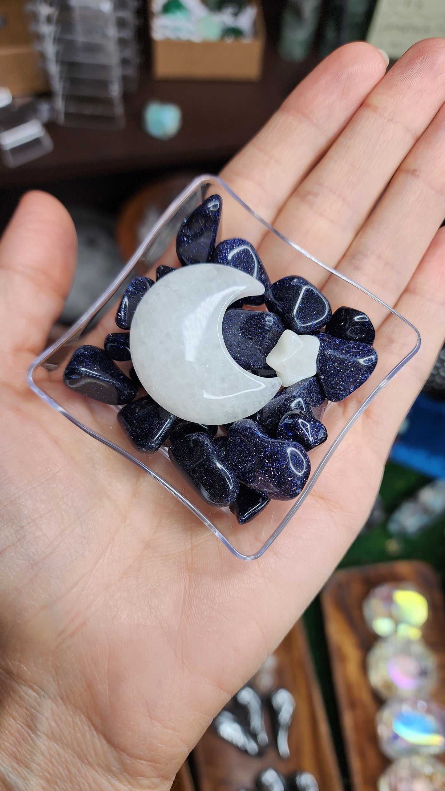 Mini Cosmic Moon and Star Platters