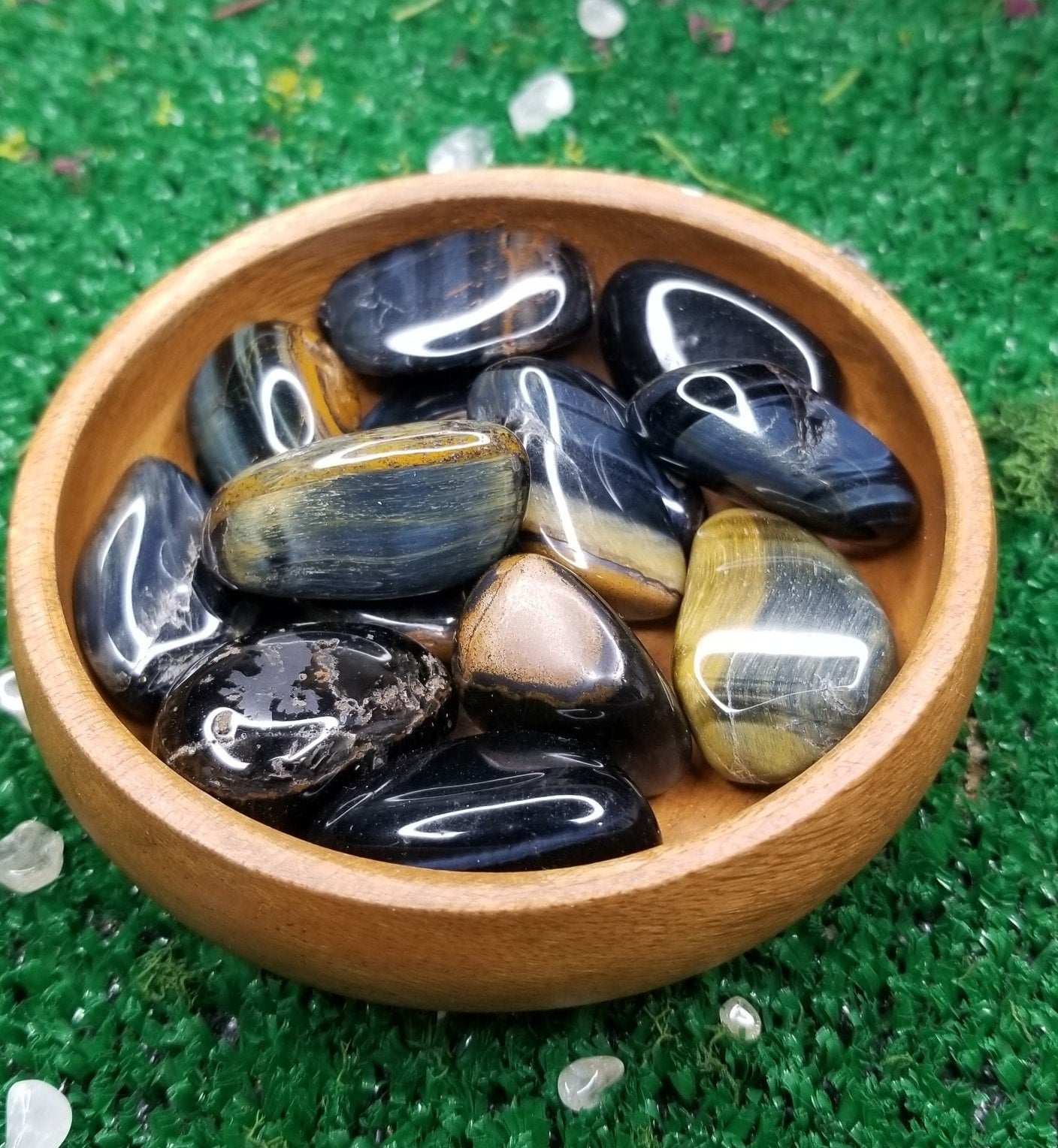 Hawk's Eye/Blue Tiger's Eye Tumbles
