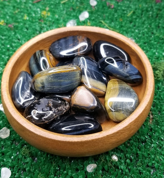 Hawk's Eye/Blue Tiger's Eye Tumbles