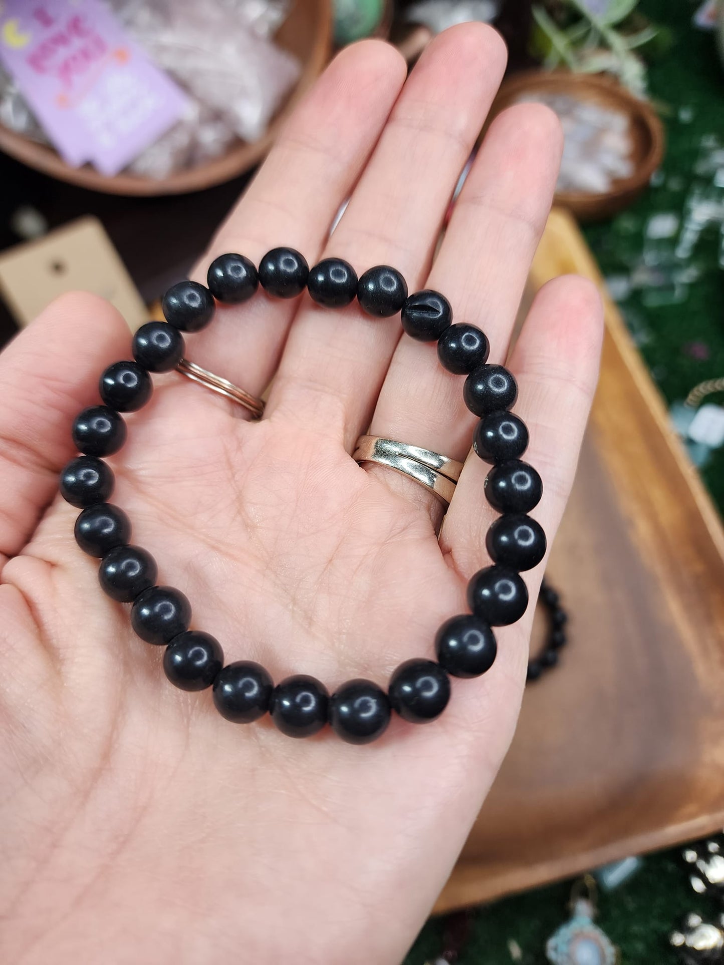 Shungite Beaded Bracelets (8mm) 🖤