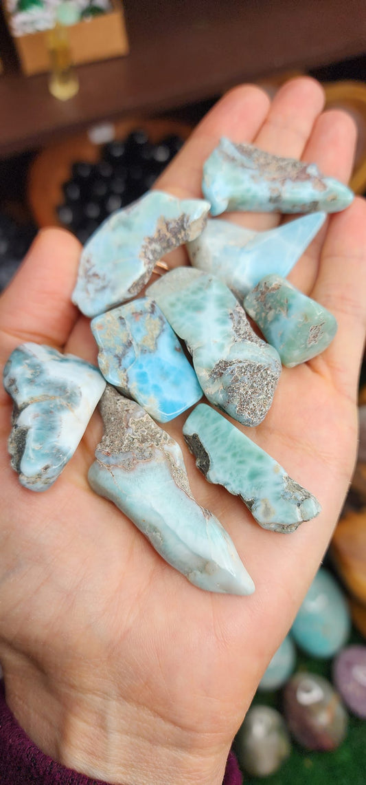 Larimar Rough Tumbles 🌊🐬