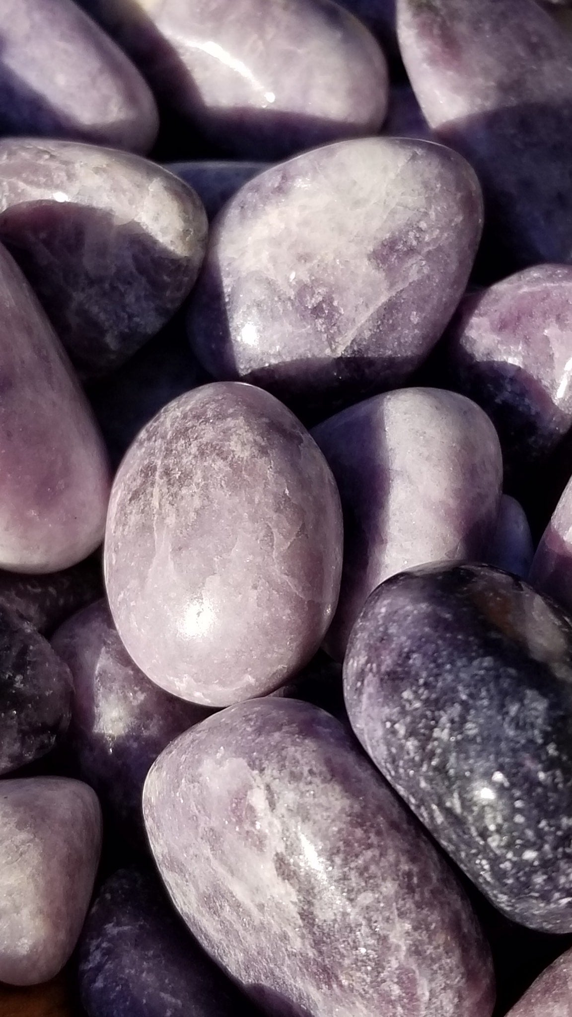 Lepidolite Tumbles