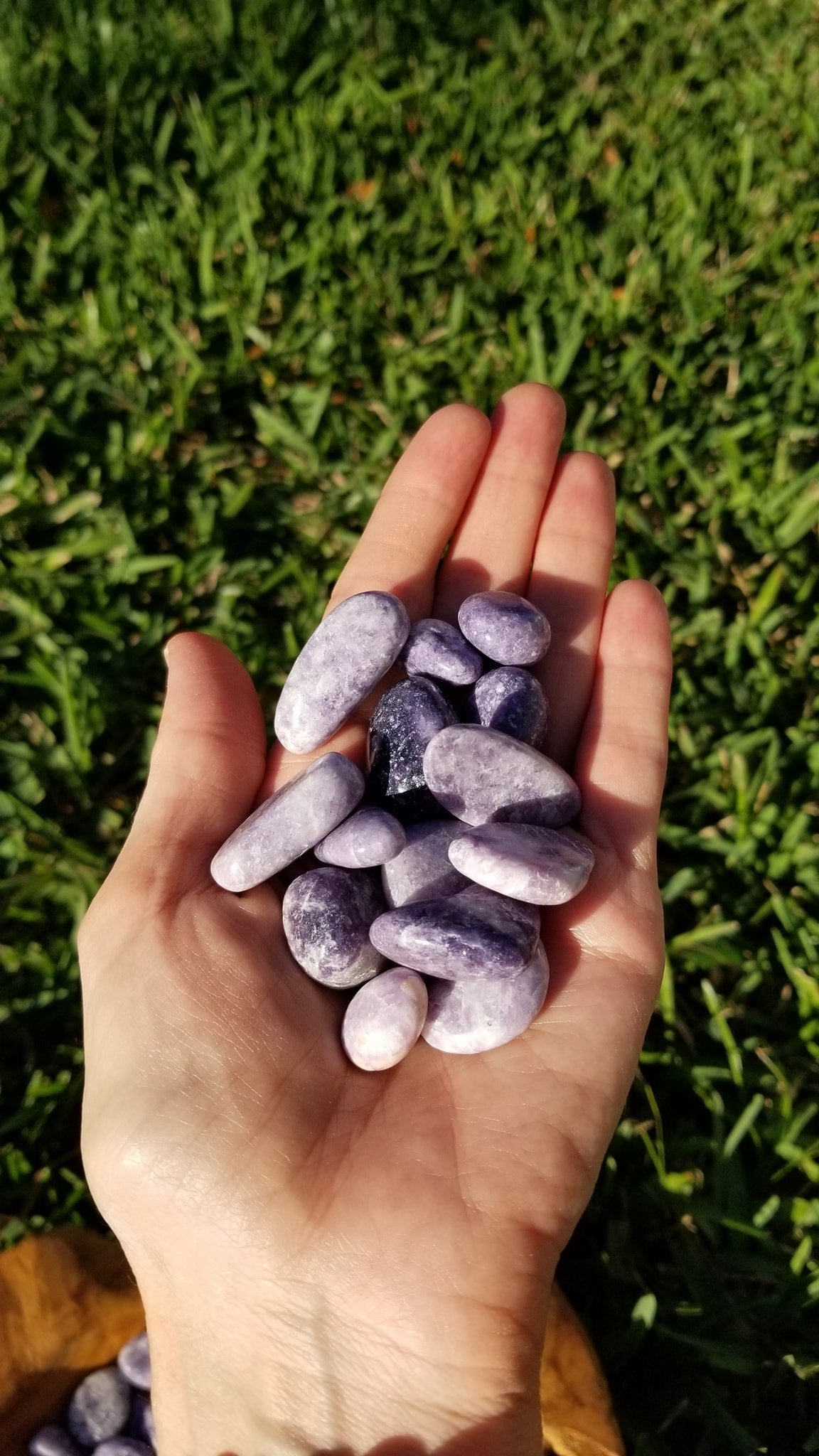Lepidolite Tumbles