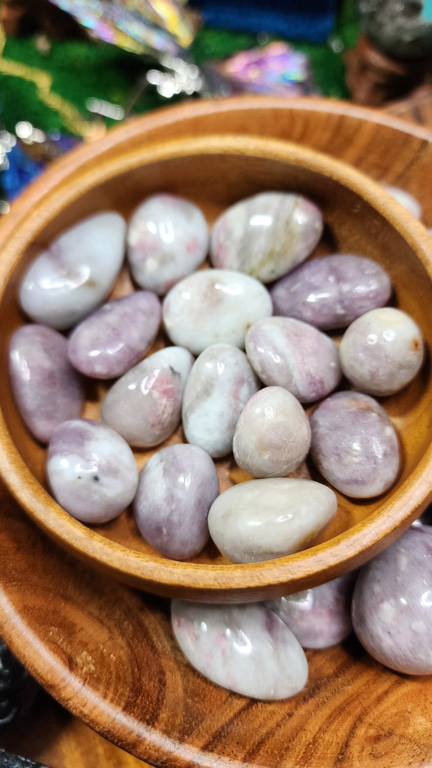 Pink Tourmaline Tumbles