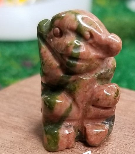 Carved Crystal Monkey