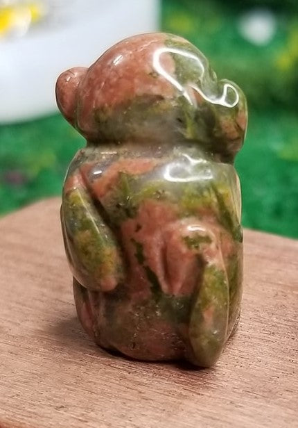Carved Crystal Monkey