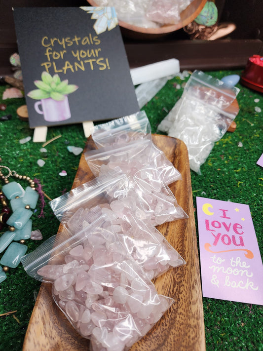 Rose Quartz Love for your plants!! 🌱🌿