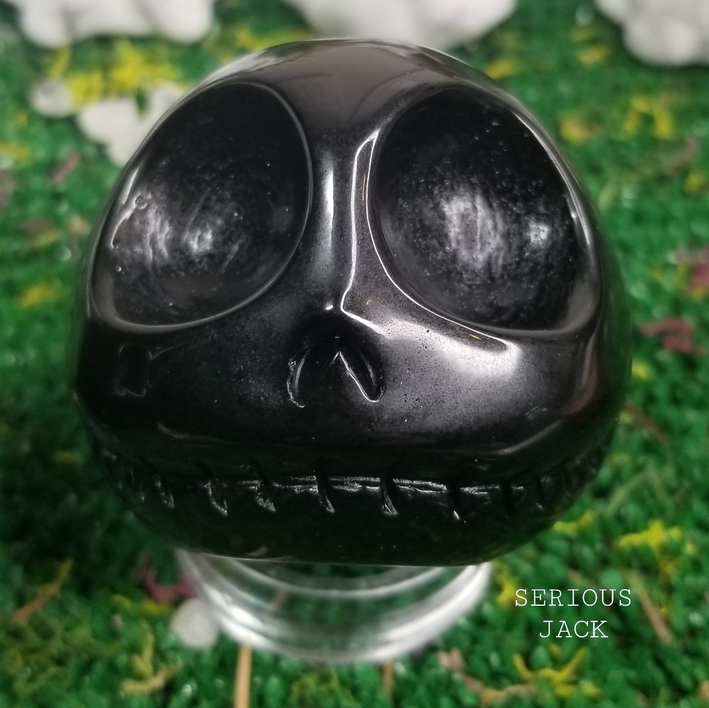 Black Obsidian Jack Skellington Skulls