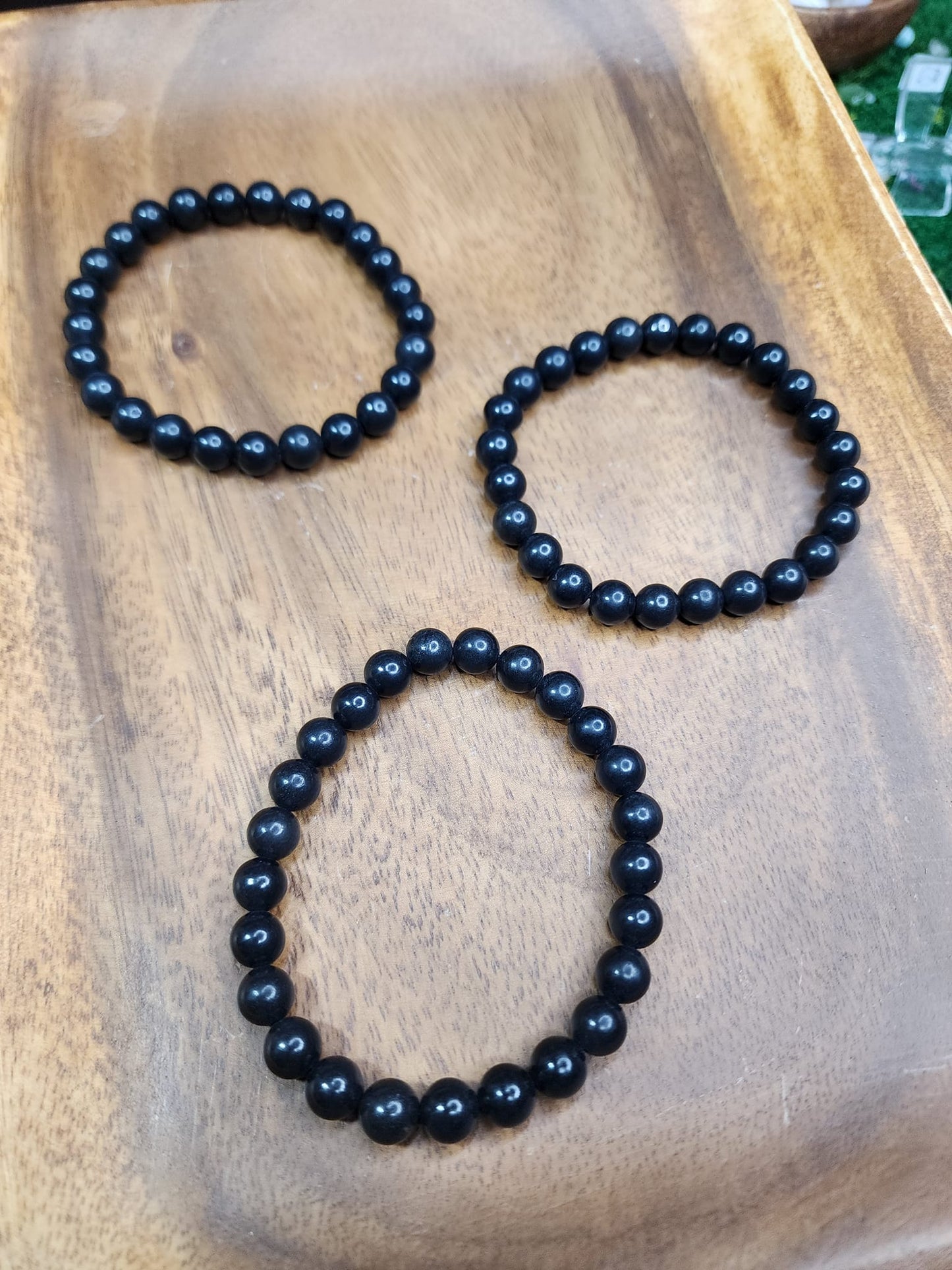 Shungite Beaded Bracelets (8mm) 🖤