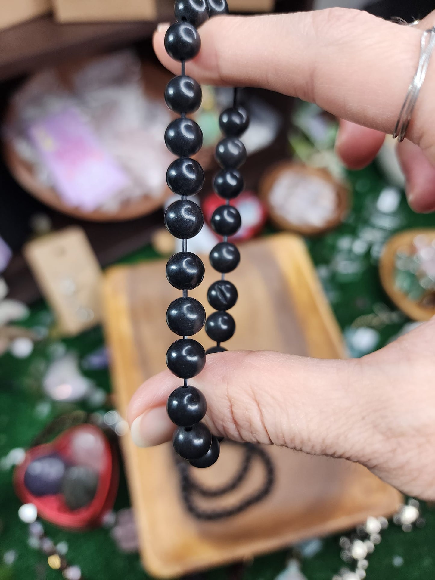 Shungite Beaded Bracelets (8mm) 🖤
