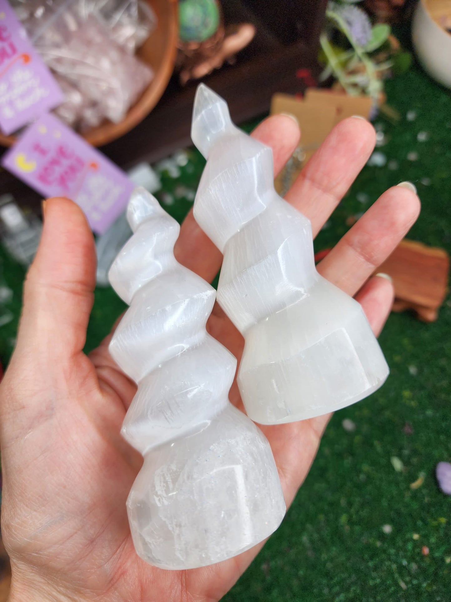 Selenite Unicorn Horns/Wands 🦄