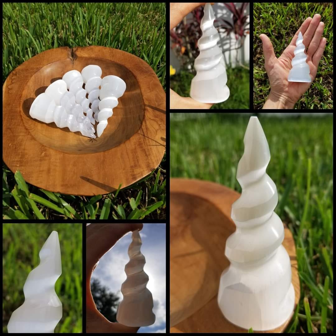 Selenite Unicorn Horns/Wands 🦄